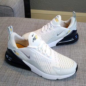 Nike Air Max 270 White Blue Sz 8.5 Like New!